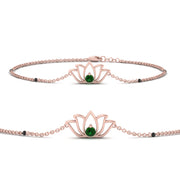 Cute Lotus Chain Bracelet